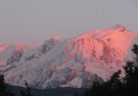 Cordon vue sur le Mt Blanc Cordon vue sur le Mt Blanc