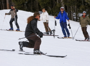 démo telemark à Cordon