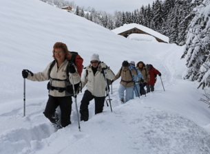 Randonnée dans la neige - Cordon