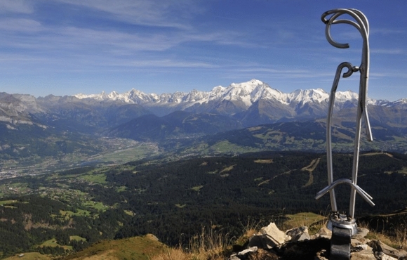 Le Mont-Blanc vu de Croisse Baulet Le Mont-Blanc vu de Croisse Baulet