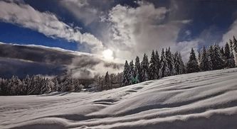Ski de rando, itinéraire destination le Chanté