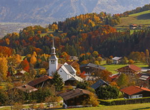 Village de Cordon en automne