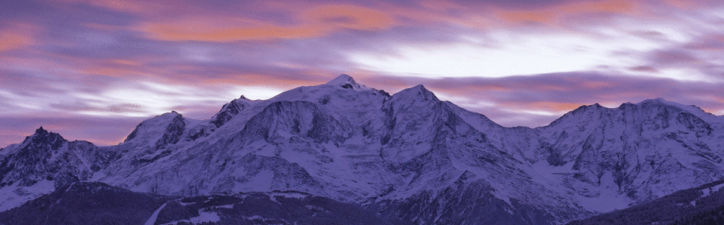 Massif à Cordon en Haute-Savoie